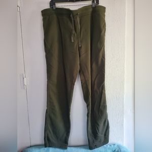 Mens XL Army Green Sweatpants